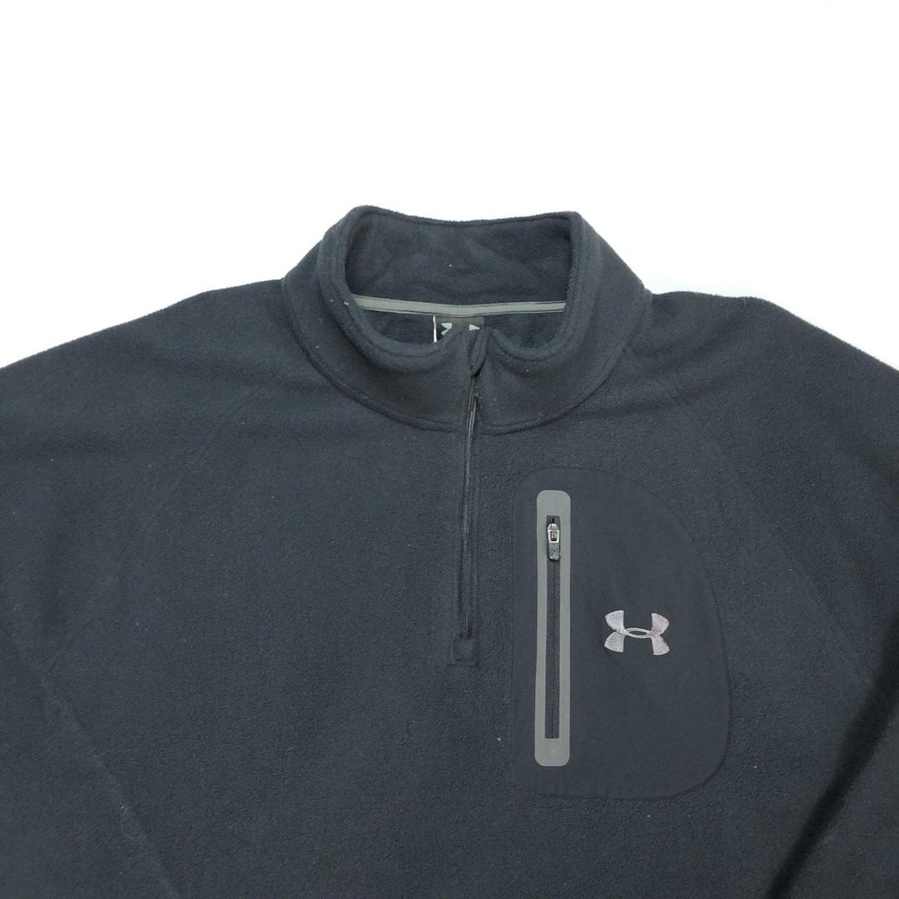 Under Armour Men's Grey and Black Jumper | Depop