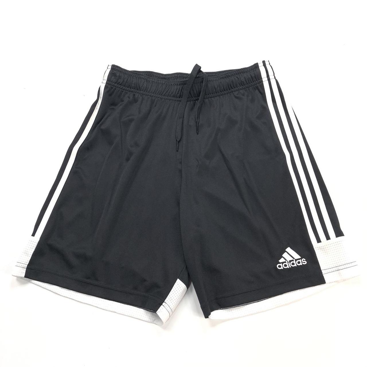 Adidas Men's Black and White Shorts | Depop