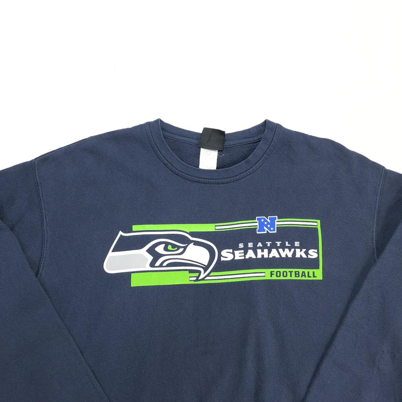 Seattle Football Crewneck Seahawks Sweatshirt Vintage 