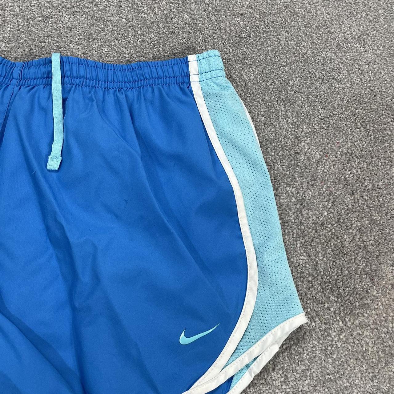 nike blue biker shorts