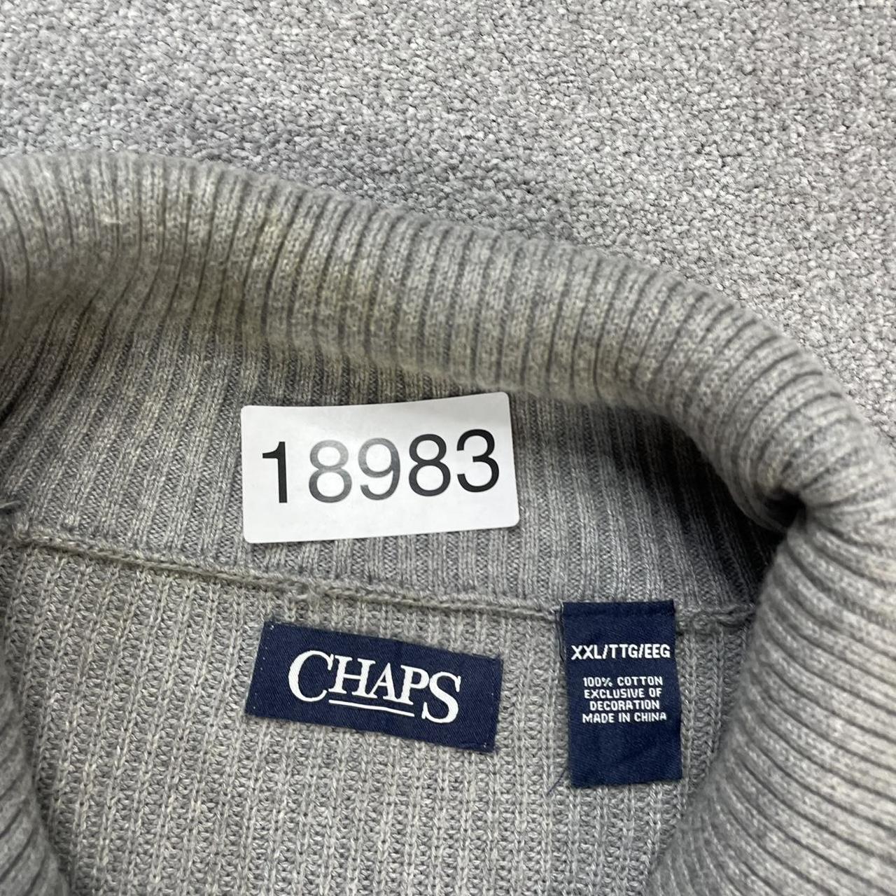 RALPH LAUREN CHAPS GREY CARDIGAN Crewneck jumper... - Depop