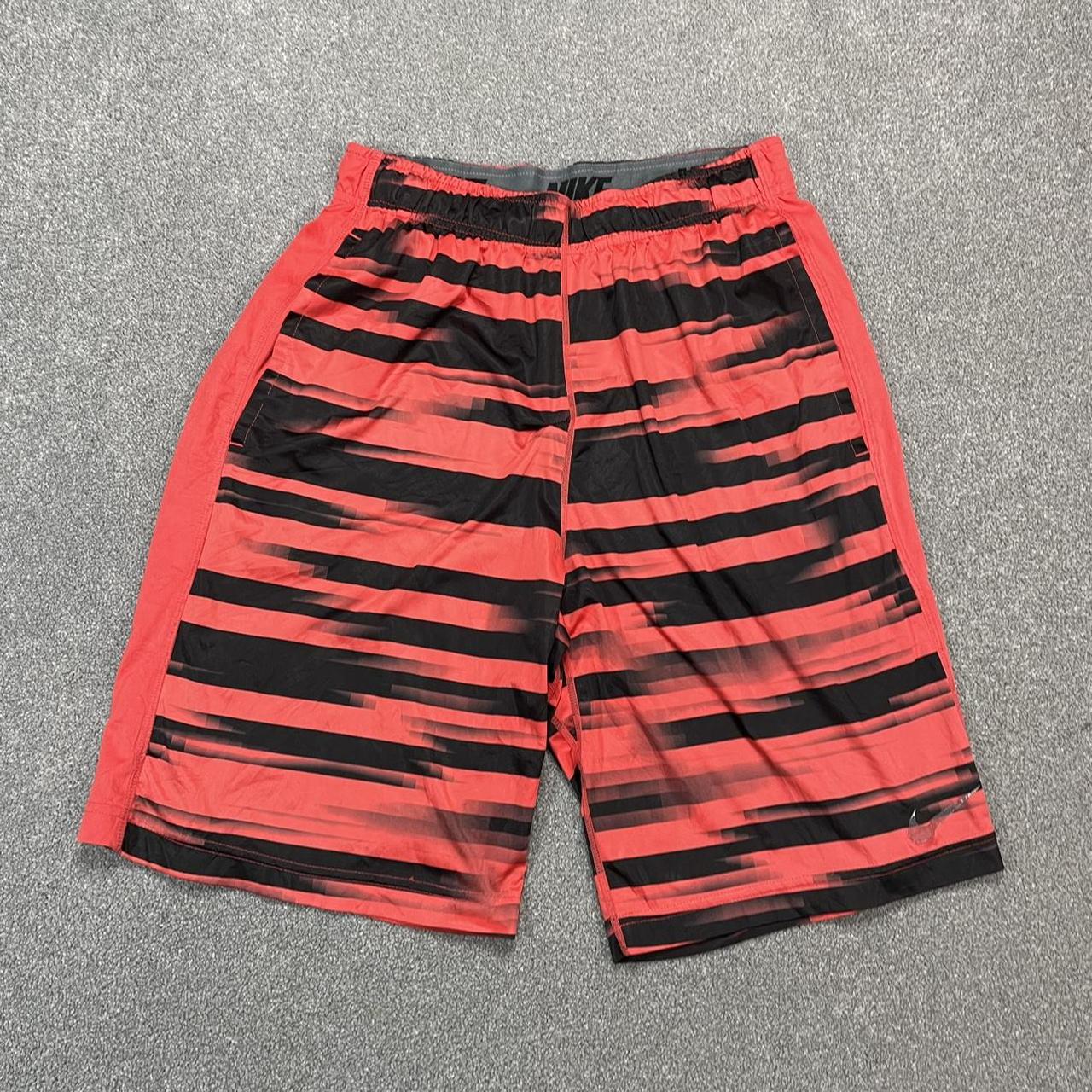 mens nike orange shorts