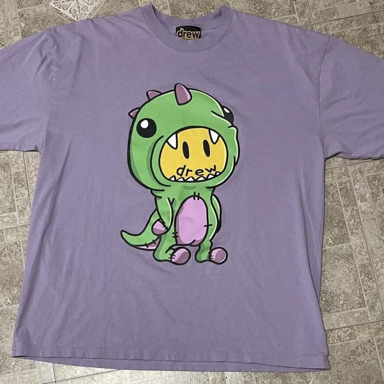 Drew House Dino SS Tee Shirt Lavender Size Large