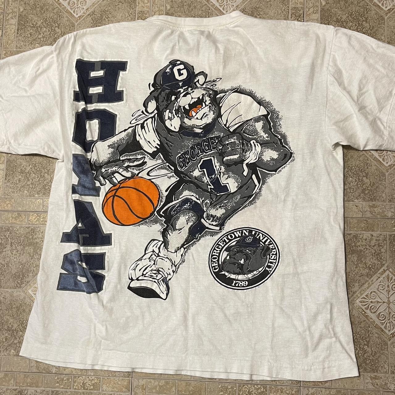 Vintage Delta Georgetown Hoyas Bulldogs Shirt Tee T-shirt Made in selling USA Size XL