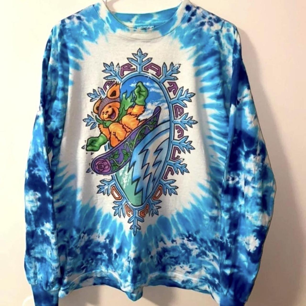 LIQUID BLUE GRATEFUL DEAD SNOWBOARD SKI BEAR TEE SHIRT LIQUID BLUE