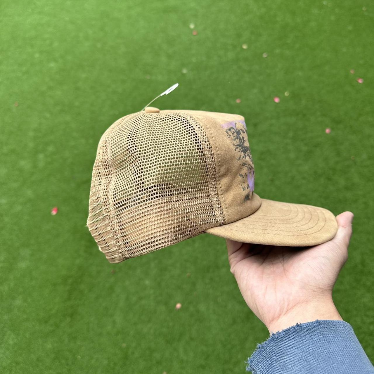 Men's Tan and Brown Hat Depop