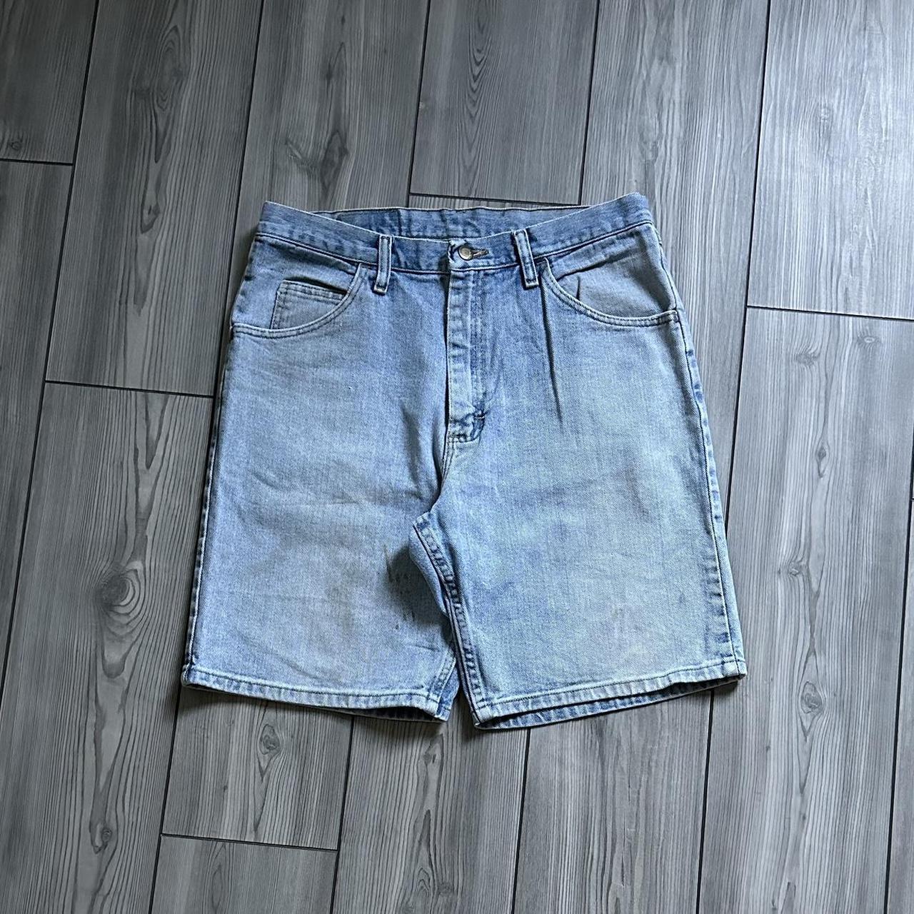 Vintage 00s Faded Light Wash Wrangler Denim... - Depop