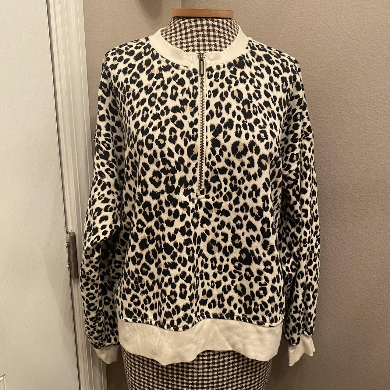 Old navy sale leopard sweater