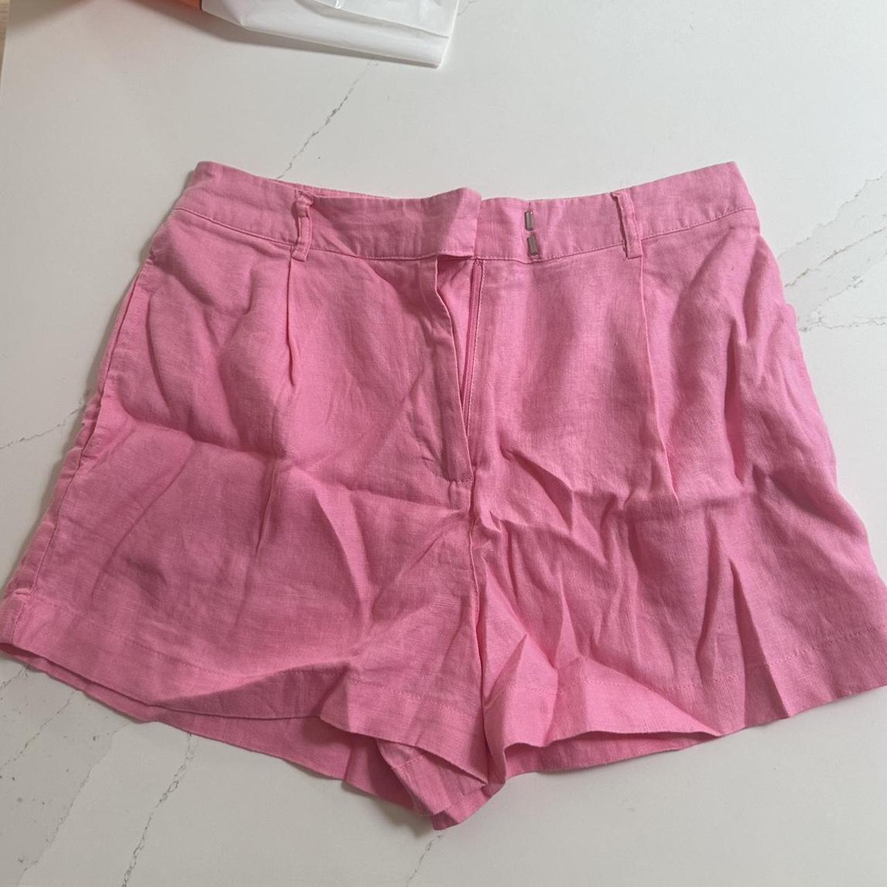 GLASSONS PINK (Bubblegum) Vest Top and Short Linen... - Depop