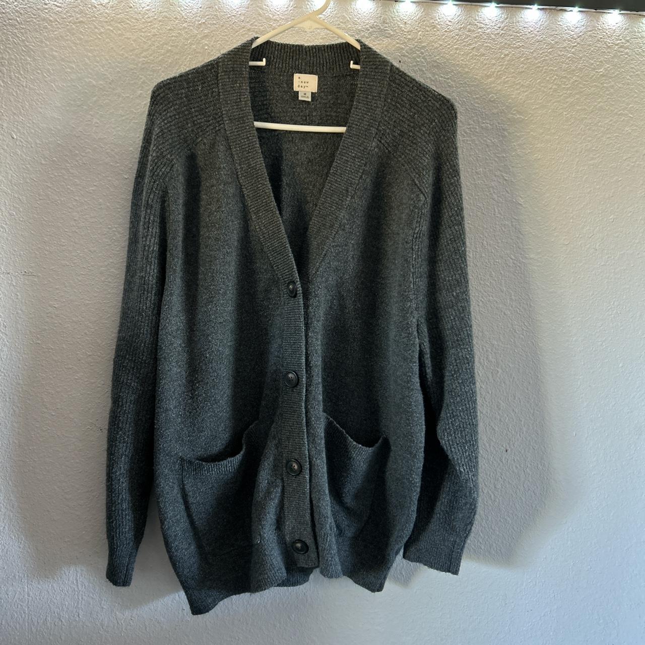 Oversized Target Button Cardigan size medium It... Depop