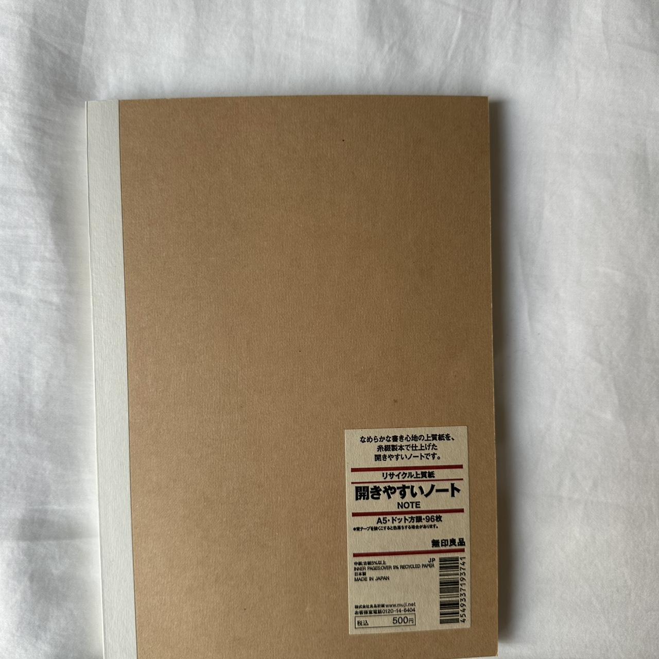 Muji notebook with grid paper | Depop