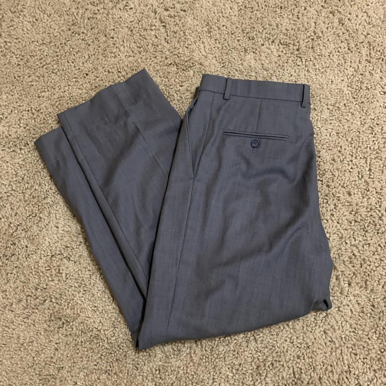 34x30 Grey hart schaffner Marx dress pants... - Depop