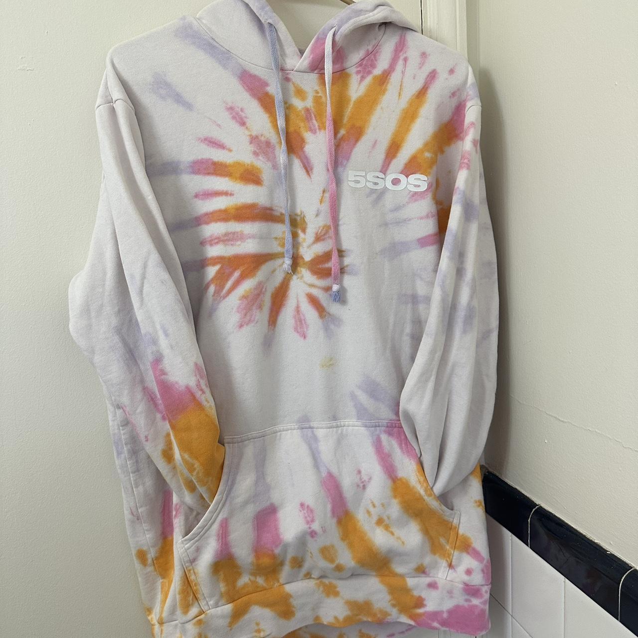 5sos tie dye outlet hoodie