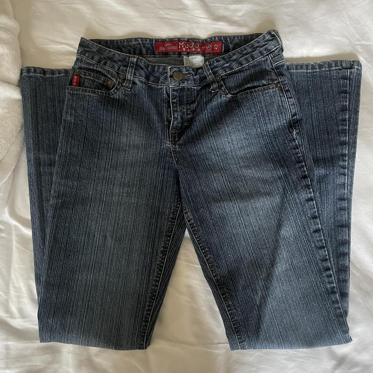 Vintage 2000s y2k Mudd Jeans low rise boot cut 14... - Depop