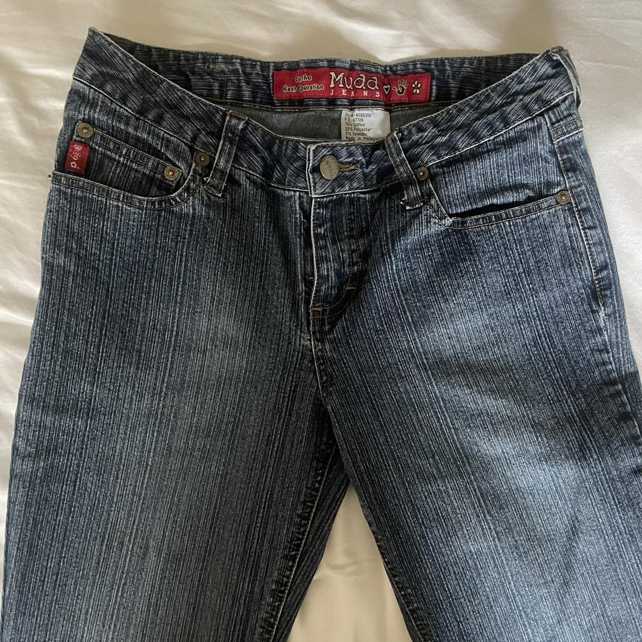 Vintage 2000s y2k Mudd Jeans low rise boot cut 14... - Depop