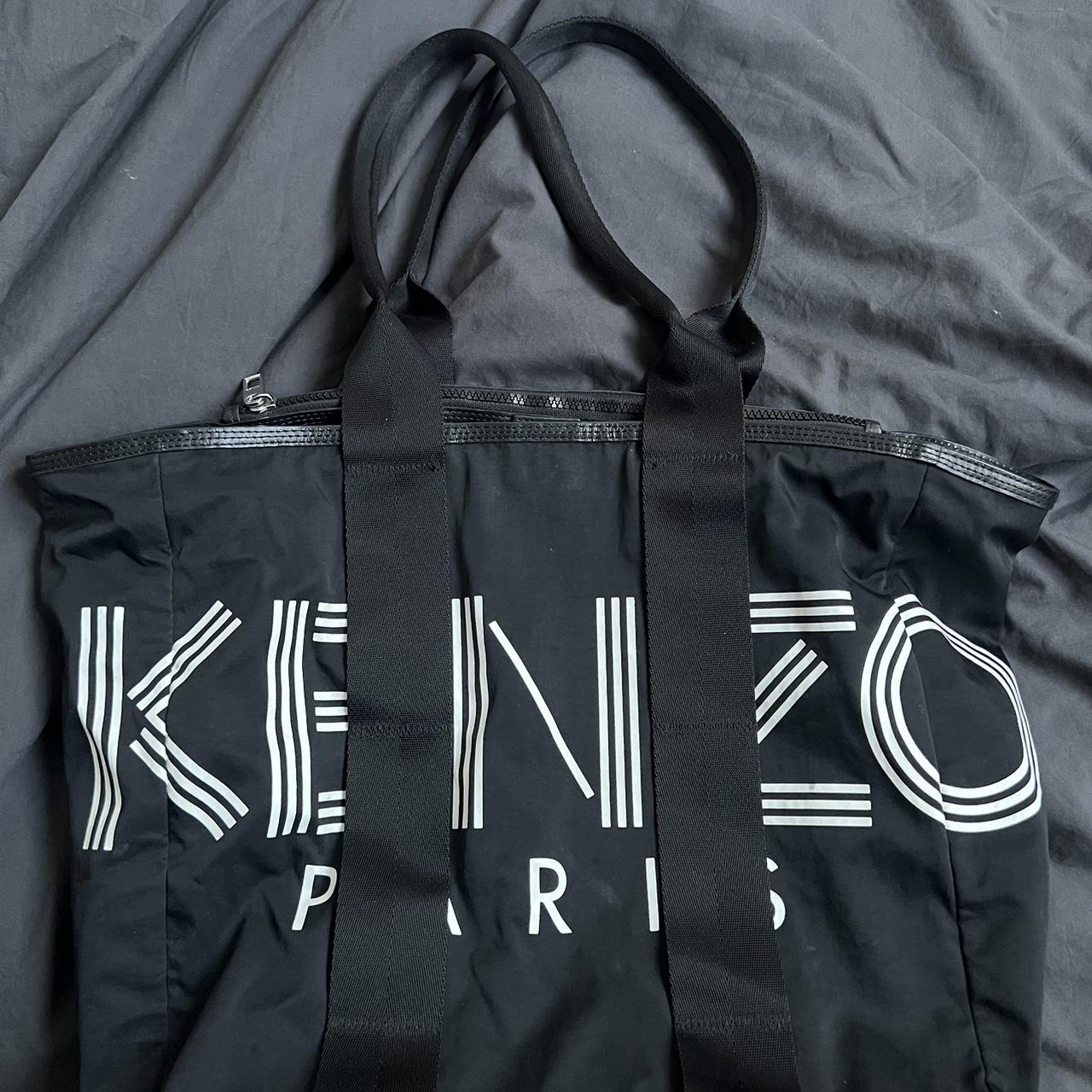 KENZO: x Kansaiyamamoto tote bag in recycled fabric - Black