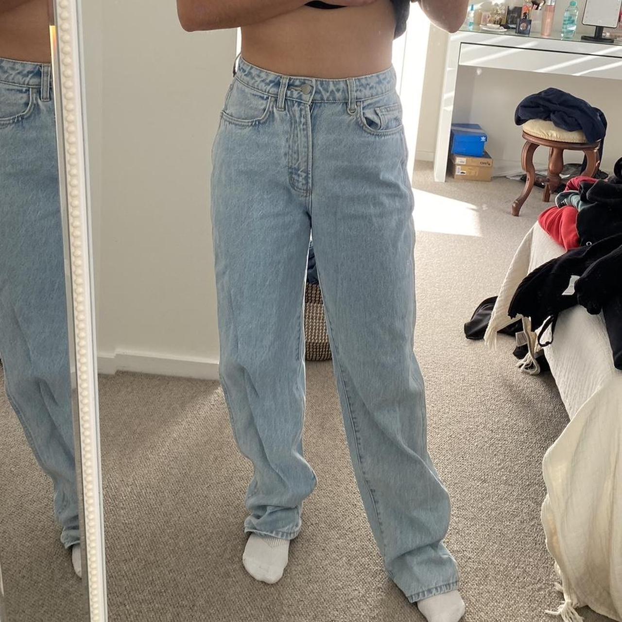 NEUW SADE BAGGY Jeans in ZERO VINYL Size 26 Depop