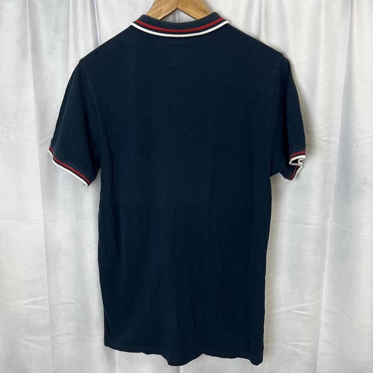 Kappa Men's Navy and Red Polo-shirts | Depop