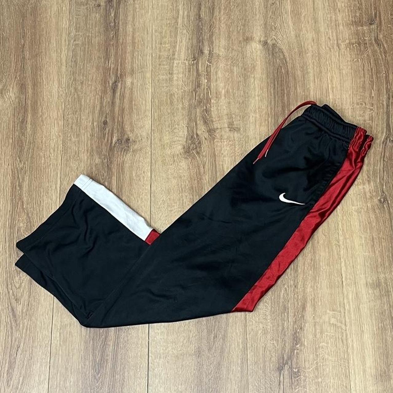 womens red nike joggers