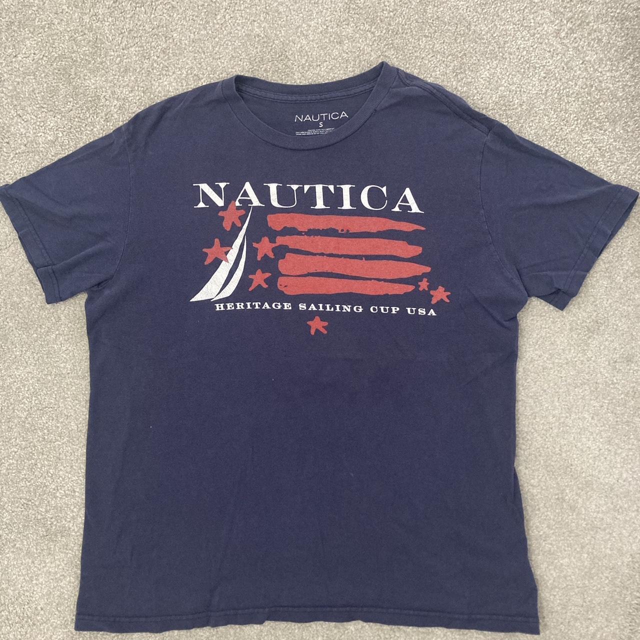 Nautica Heritage sailing cup USA vintage t-shirt, no... - Depop