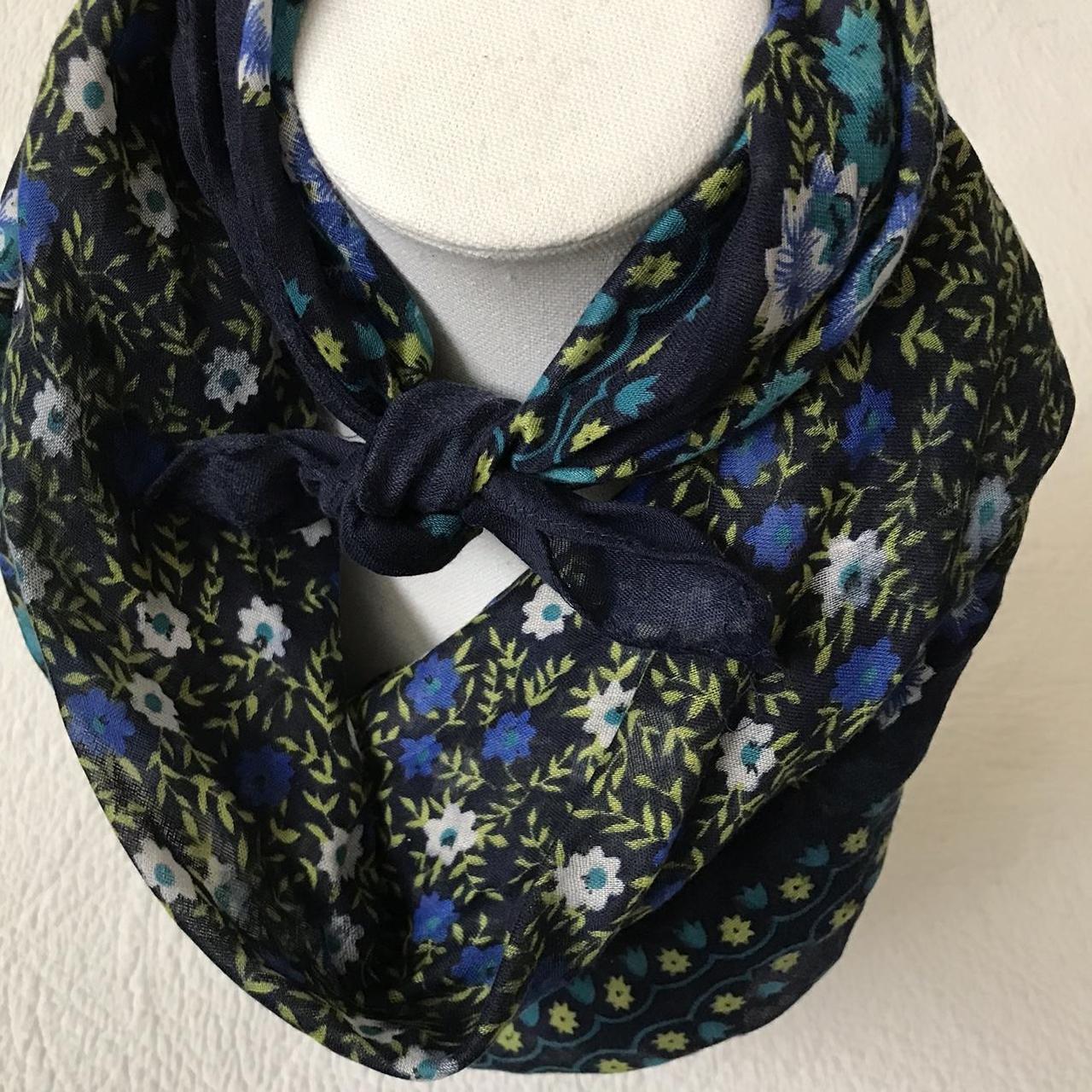 Accessorize Women's Navy and Blue Scarf-wraps (3)