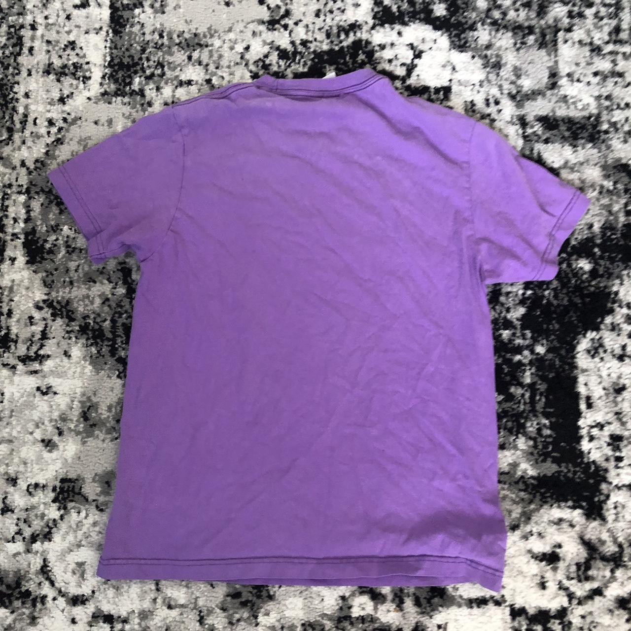 Supreme motion blur logo tee purple size s fits rlly... - Depop