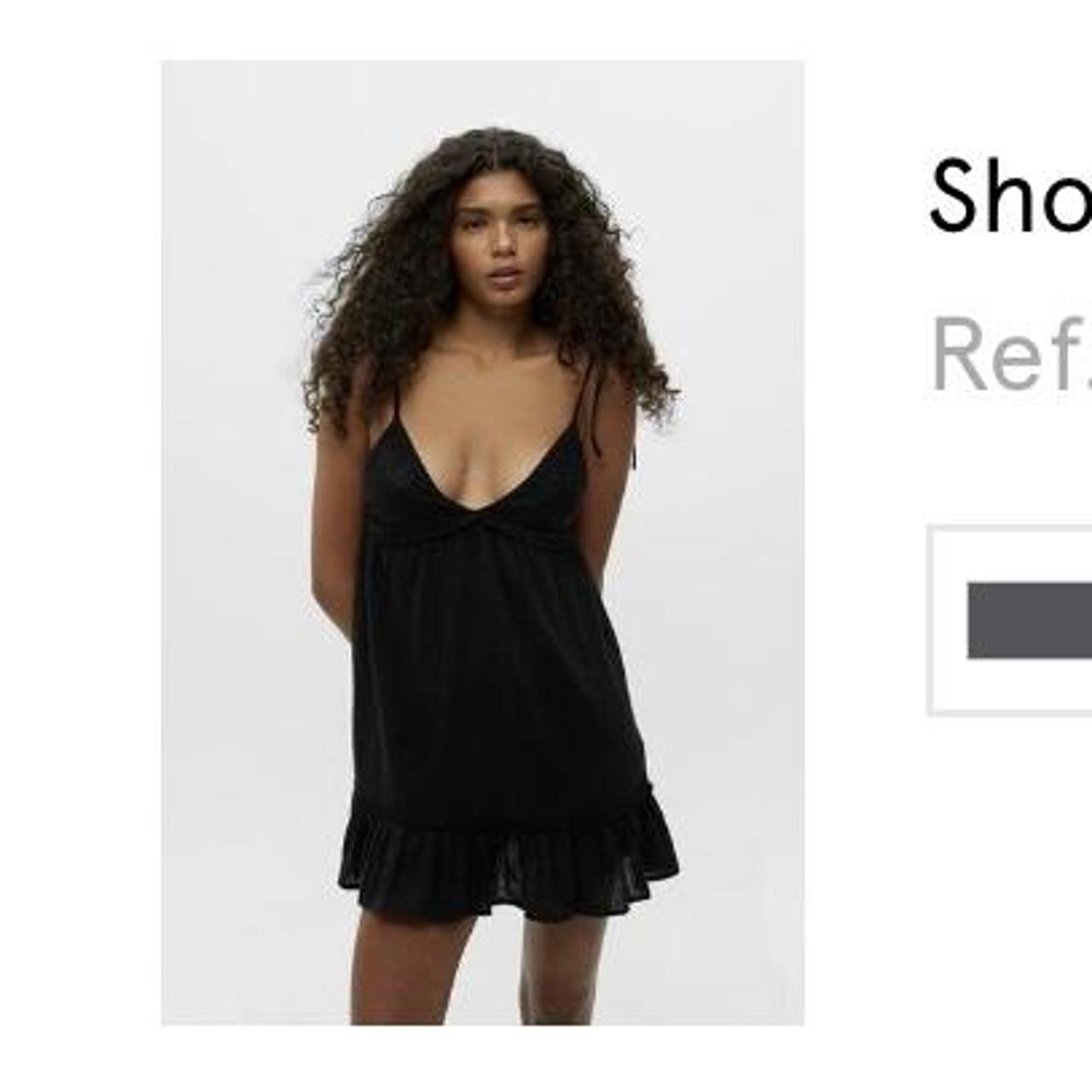 Pull and bear black dress Depop