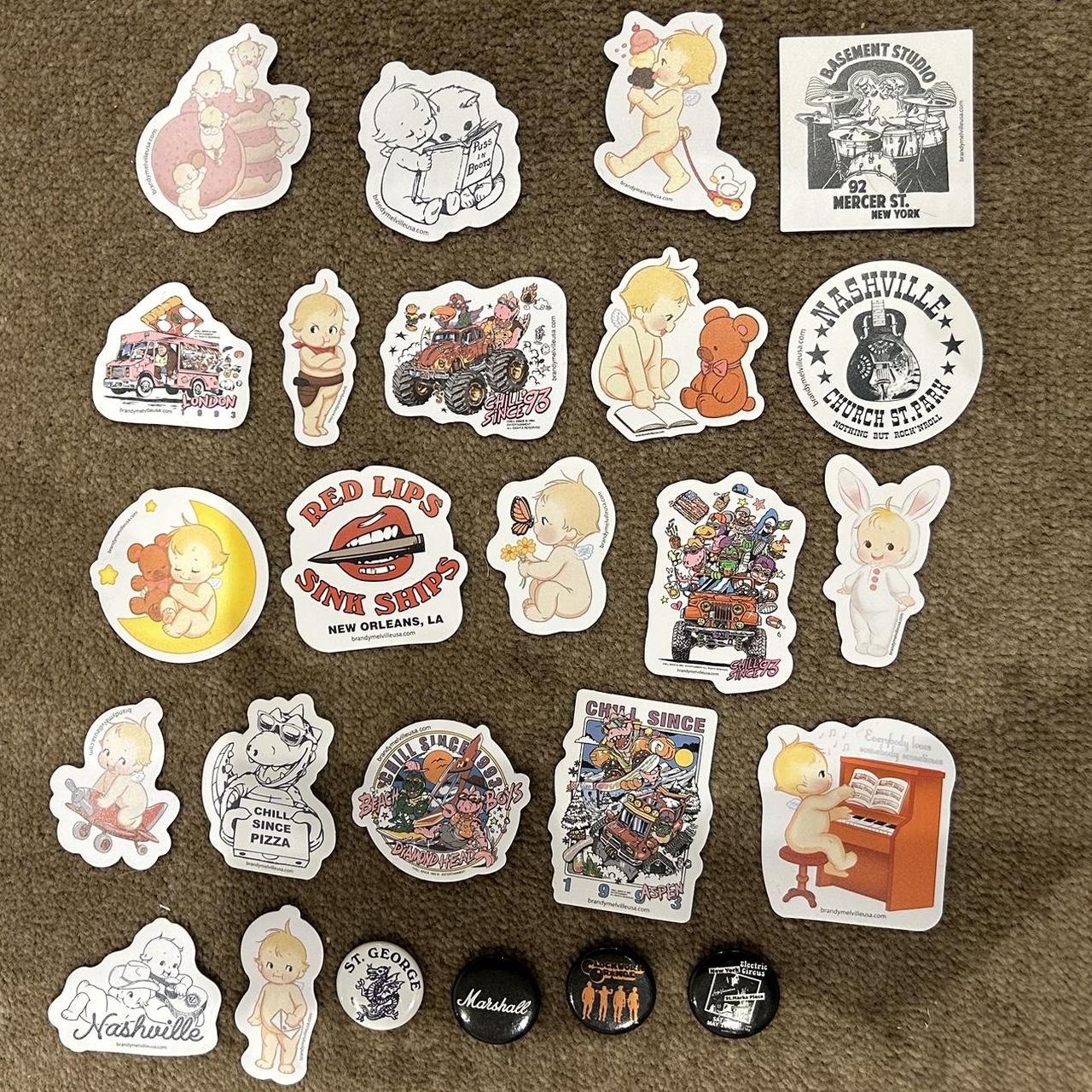 Brandy Melville Multi Stickers Depop   P0 