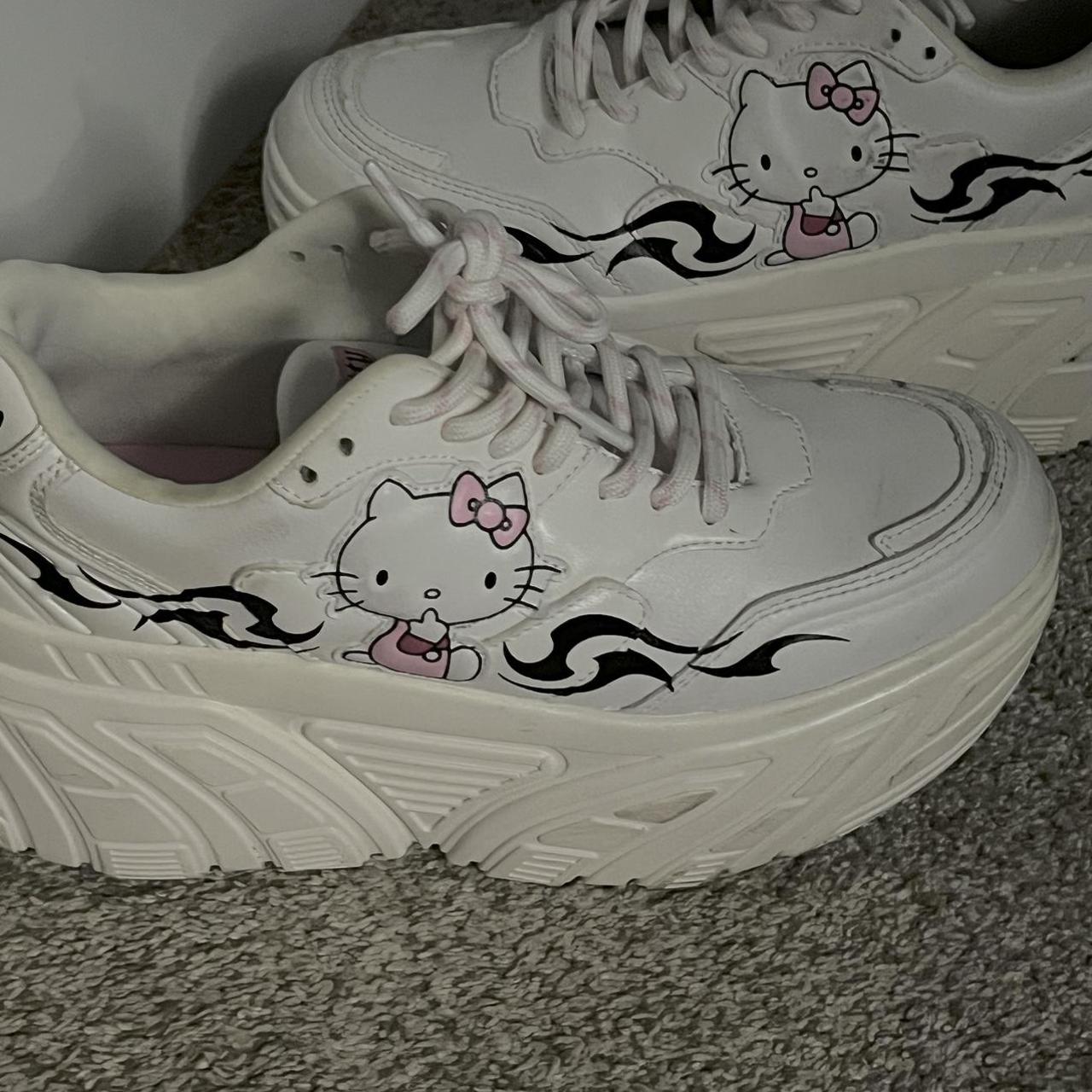 Bershka Hello Kitty Platform Sneakers - Depop