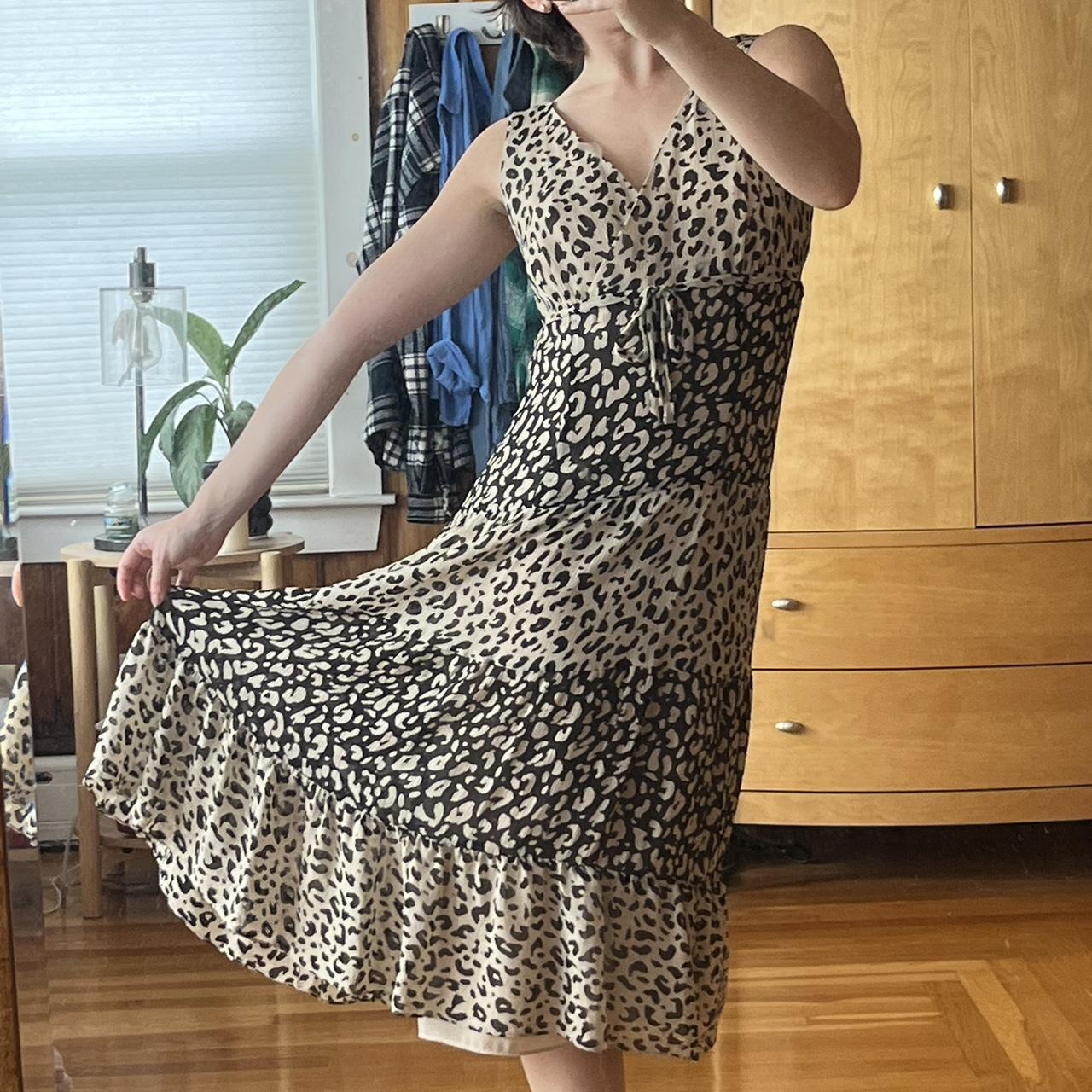 Talbots best sale leopard dress