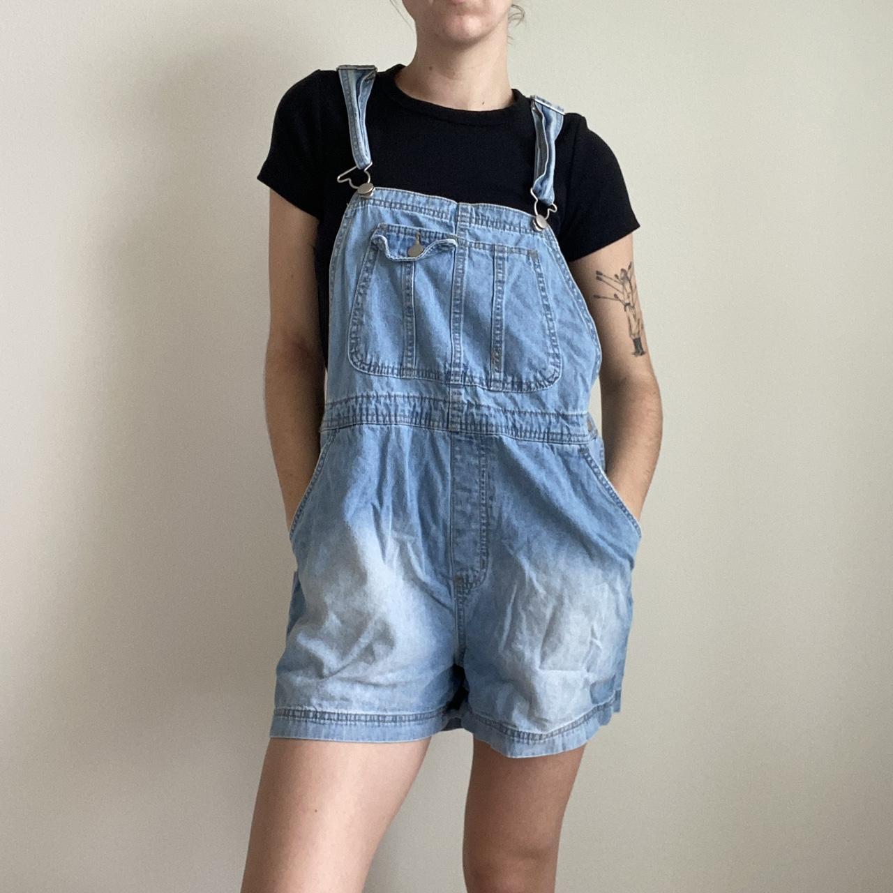 Large no boundaries overalls, so cute and... - Depop