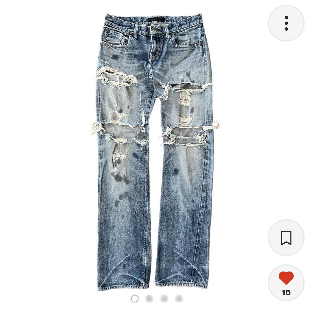 【EEUN】Receipt denim pants Repop Undercover SS06 “Tale of Zamiang” So cute v | Depop