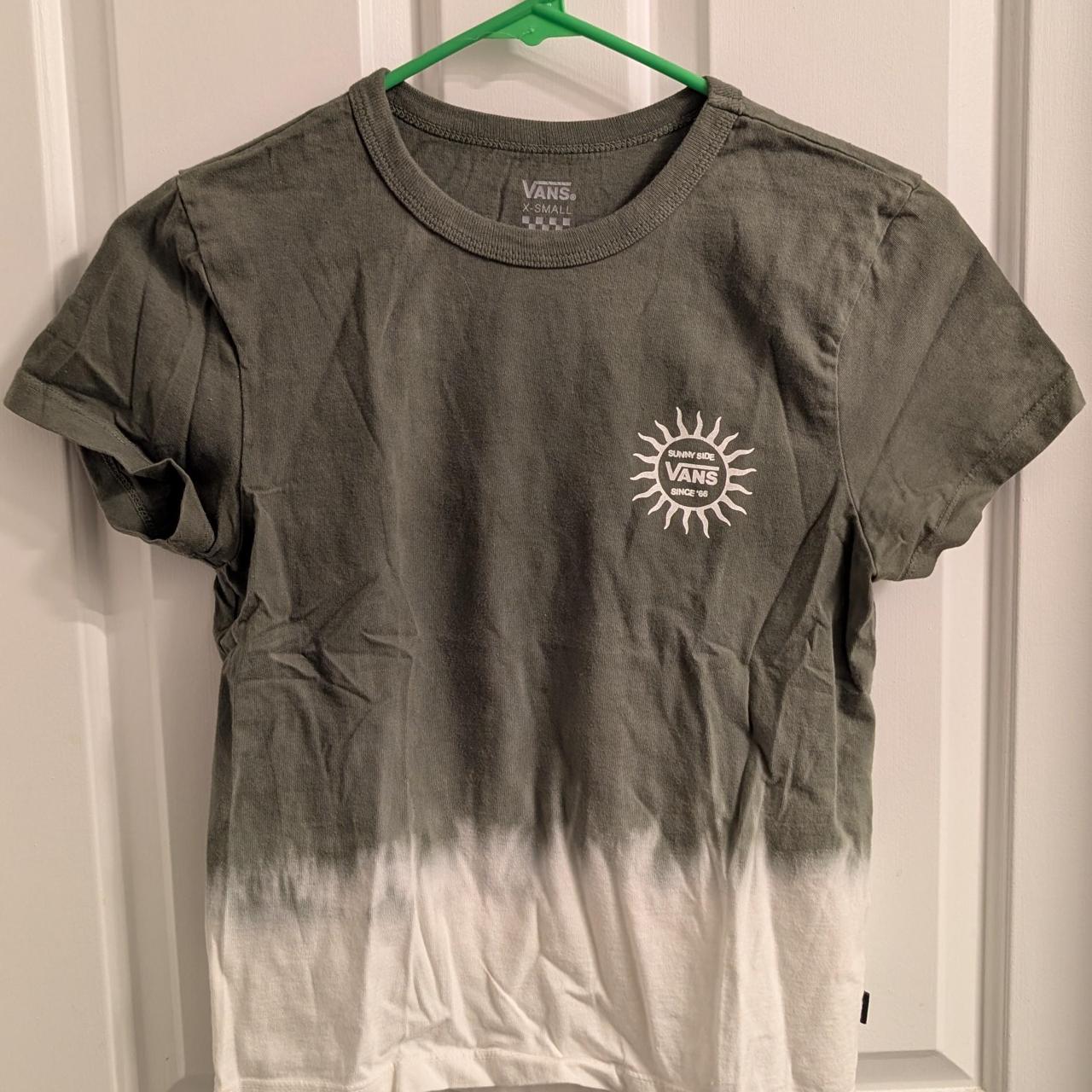 vans off the wall tie dye shirt