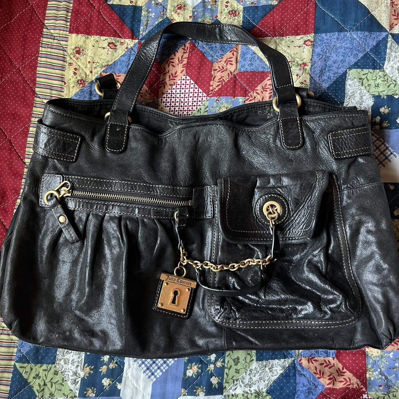 Vintage Black Juicy Couture Bag Y2K Grunge