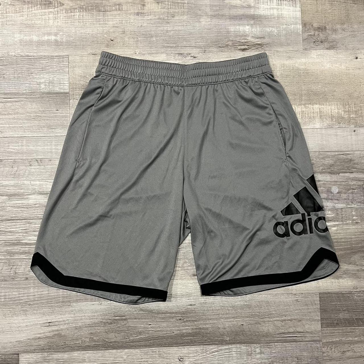 grey 'adidas' gym shorts 🩶🏋️ - $3 shipping fee... - Depop