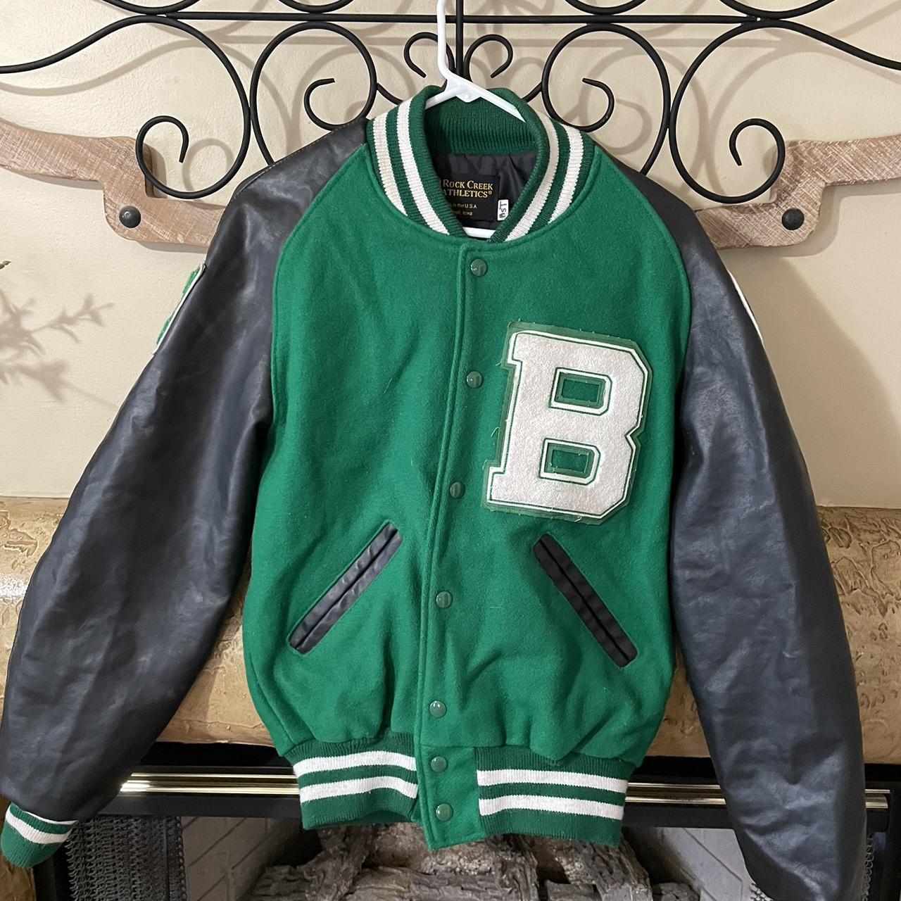 Green Varsity B Jacket 
