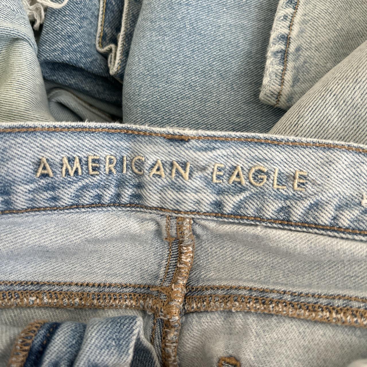 light wash straight leg jeans american eagle