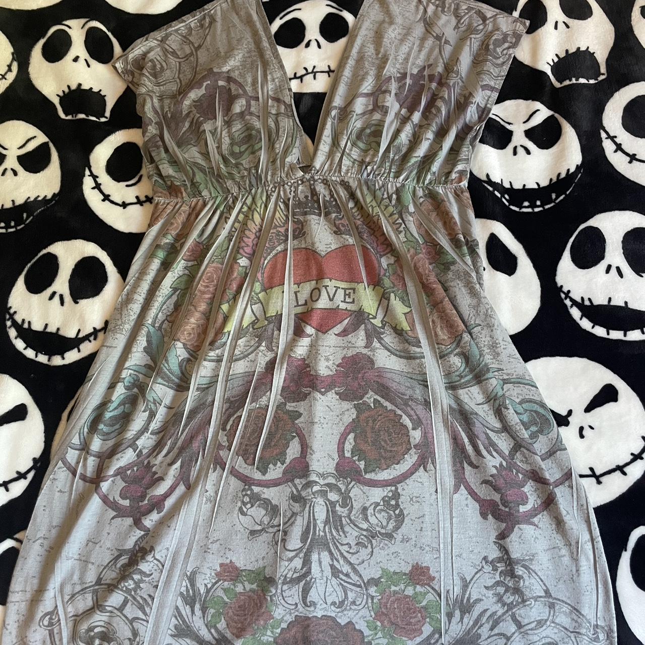 Ed Hardy Styled Dress Brand New Condition Vintage Depop   P0 