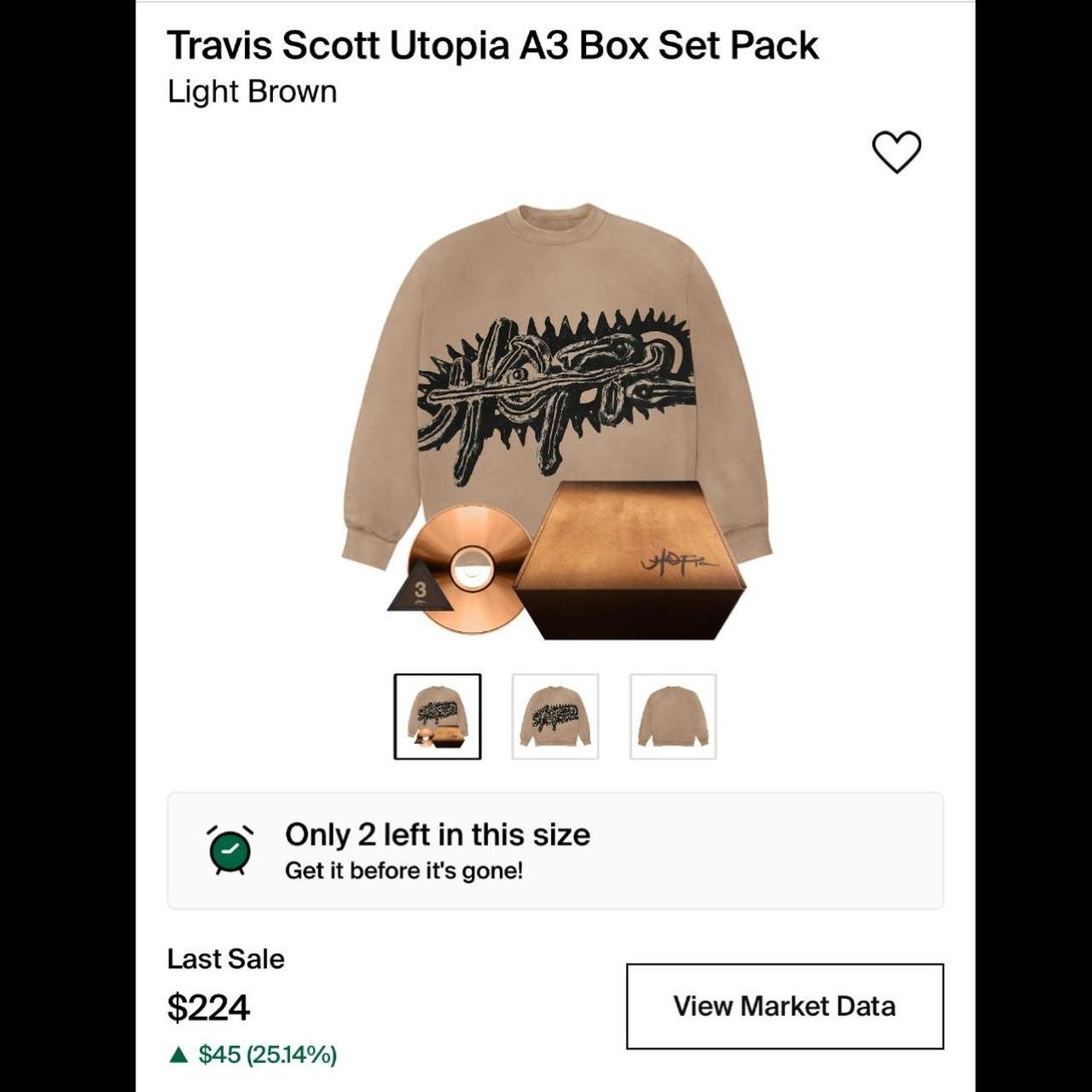 Travis Scott Utopia Sweatshirt, Pack A3 Brand New,... - Depop