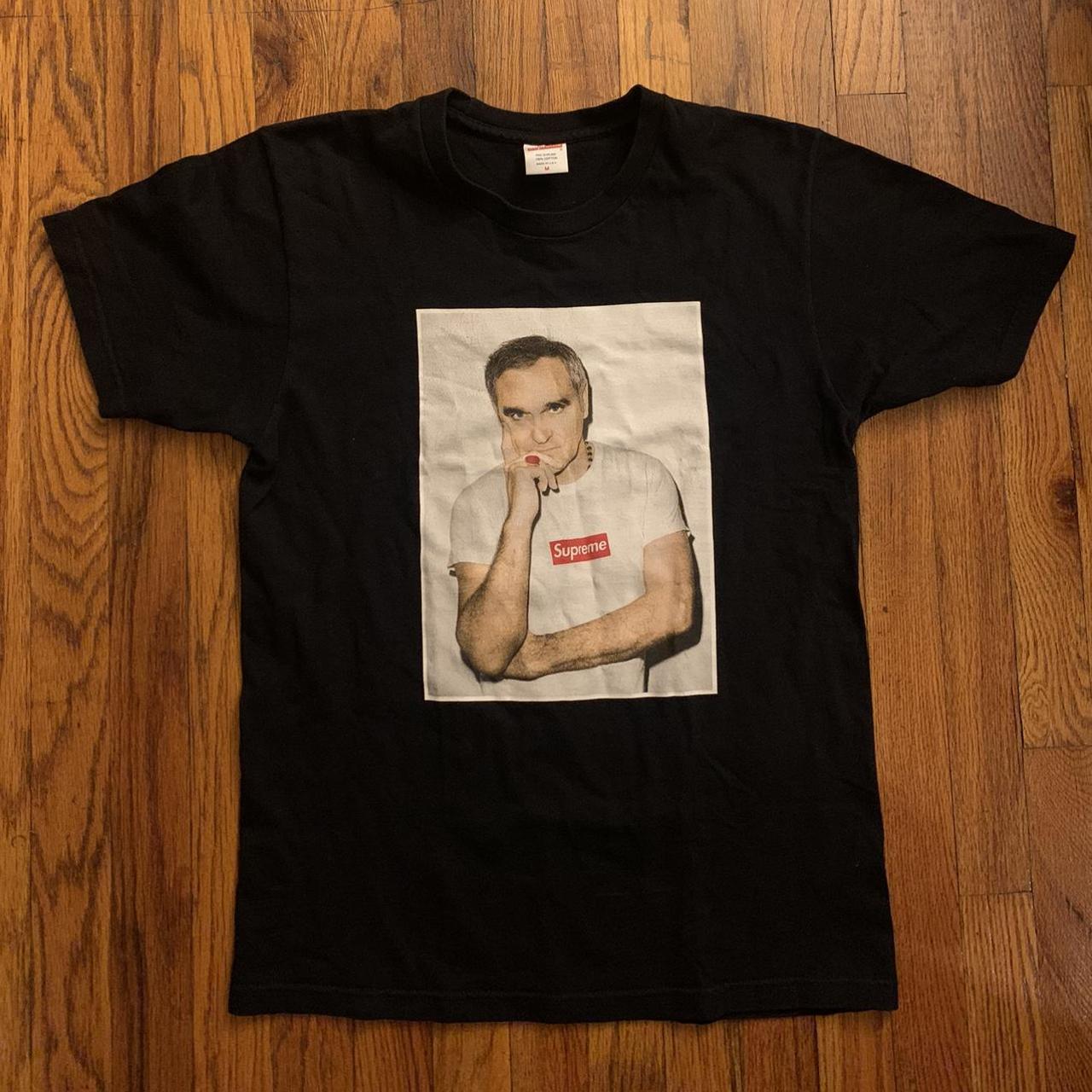 Supreme morrissey photo tee, used size medium.... - Depop