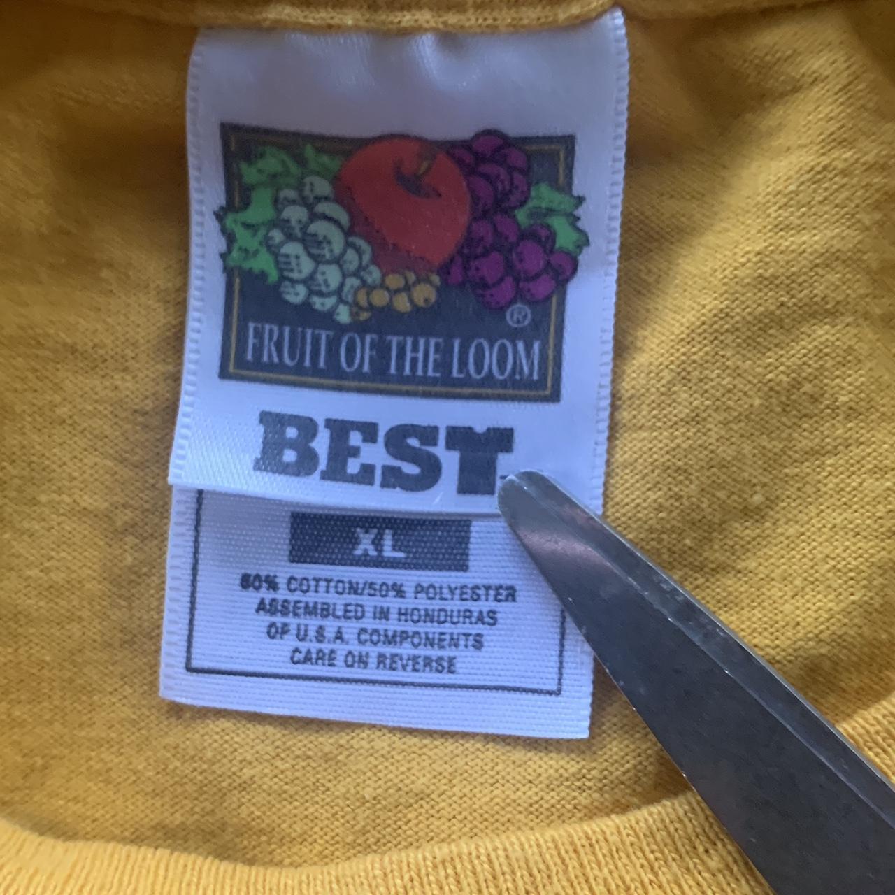 Fit For Me By Fruit Of The Loom Men S Yellow T Shirt Depop   P0 