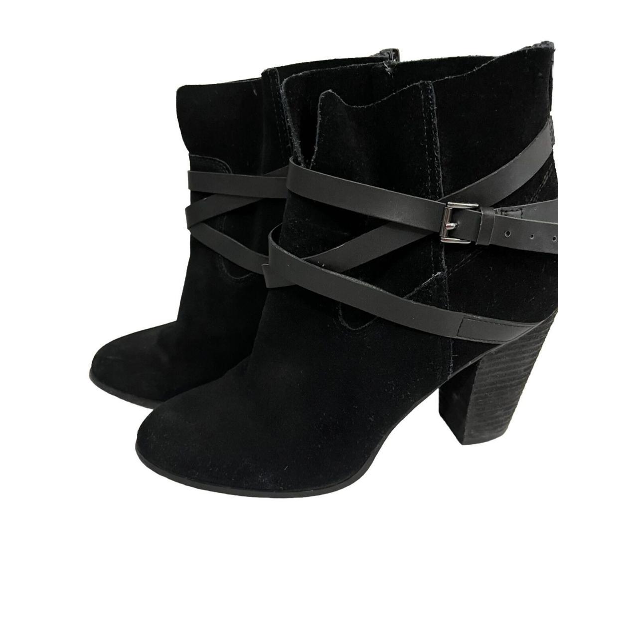 Carlos santana black booties hotsell