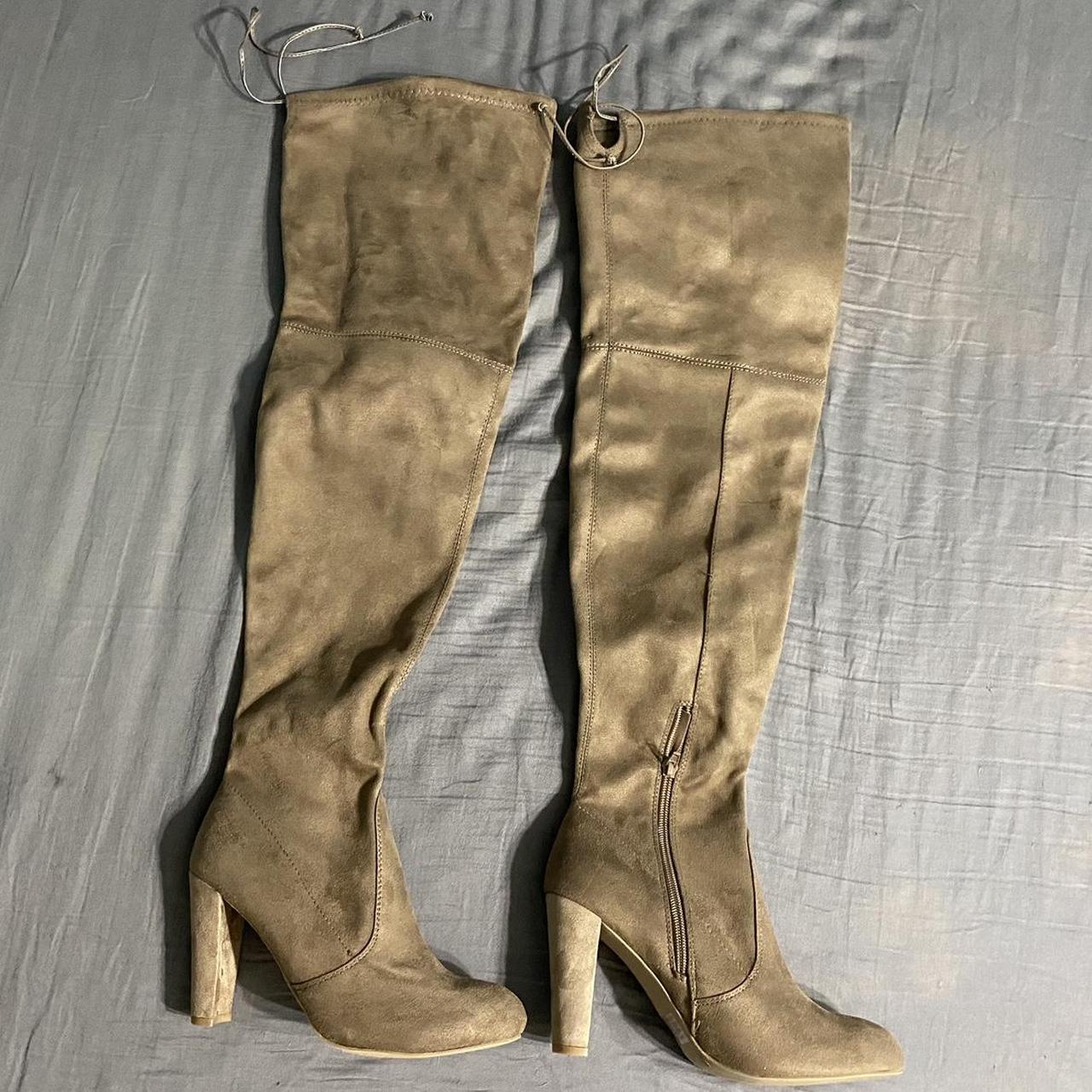 Thigh high clearance boots charlotte russe