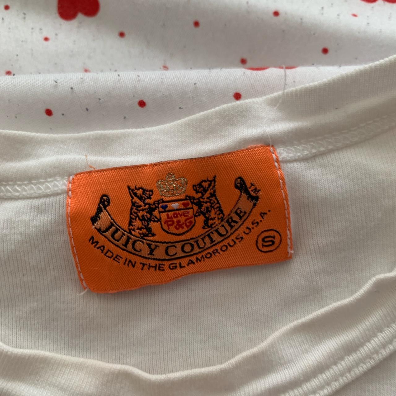 juicy couture crop top size small threads are a... - Depop