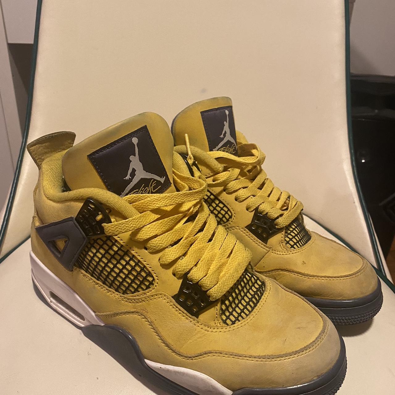 Air Jordan 4 Retro 'Lightning' 2021 men’s 9 Fully... - Depop