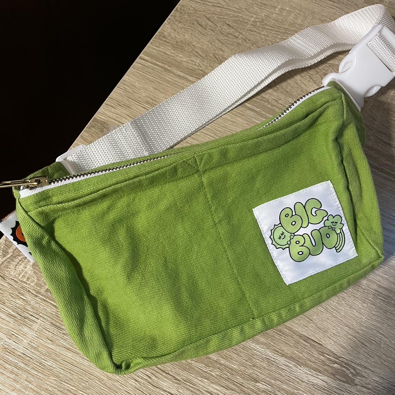 Big Bud Press Gross Green Fanny Pack Used a handful... - Depop