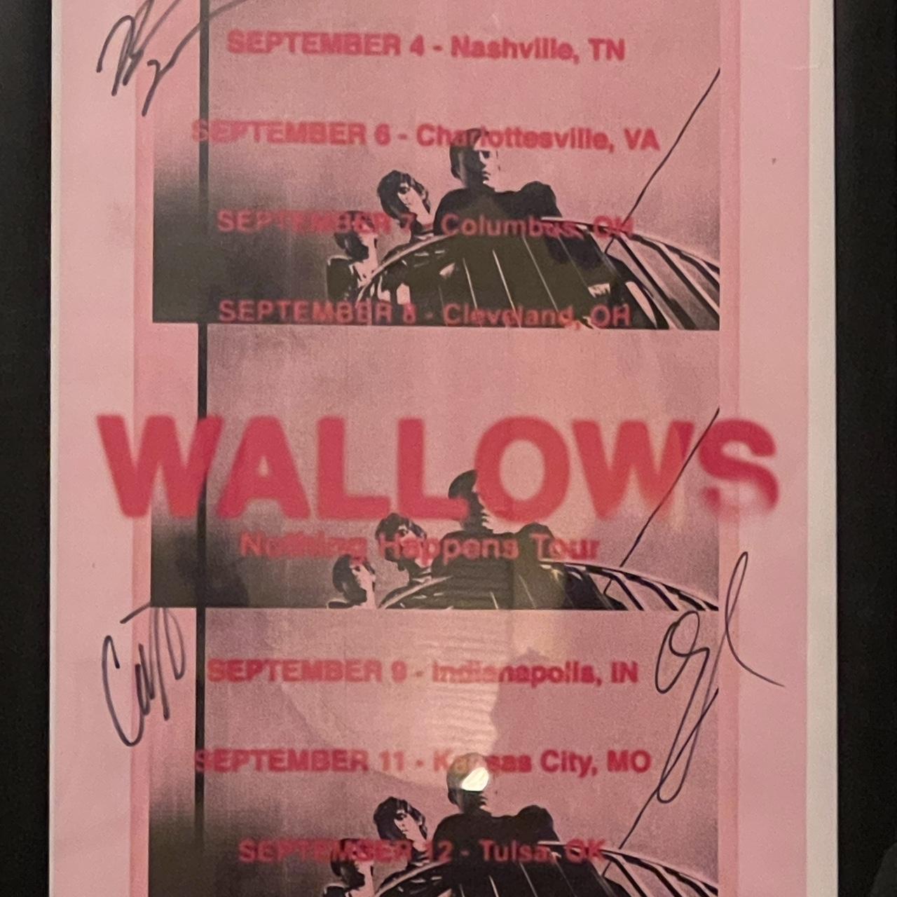wallows 2019 tour signed poster. Free shipping :) - Depop