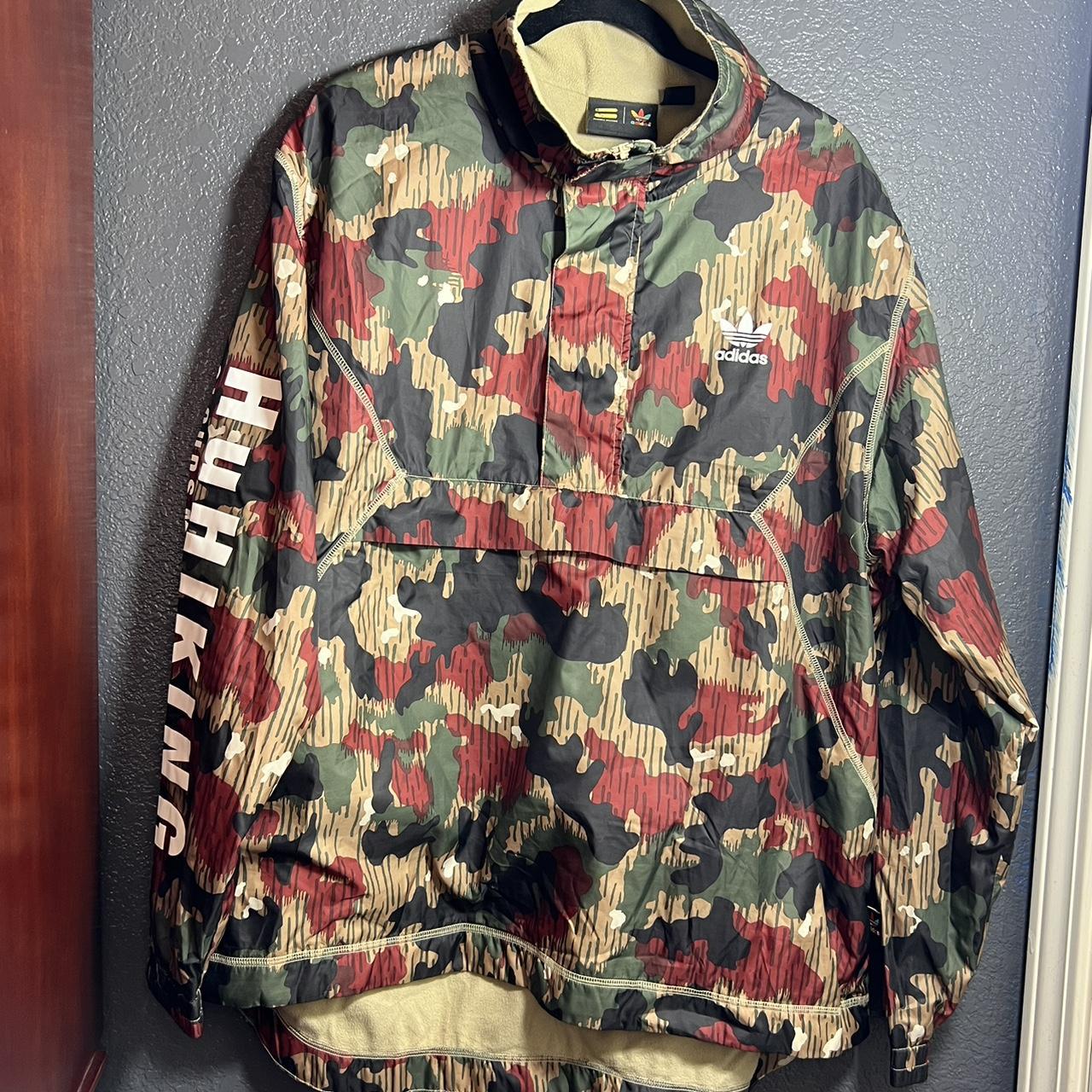 Camouflage Pharrell Adidas Windbreaker Adidas Originals × Pharrell Williams  Hu Hiking Depop