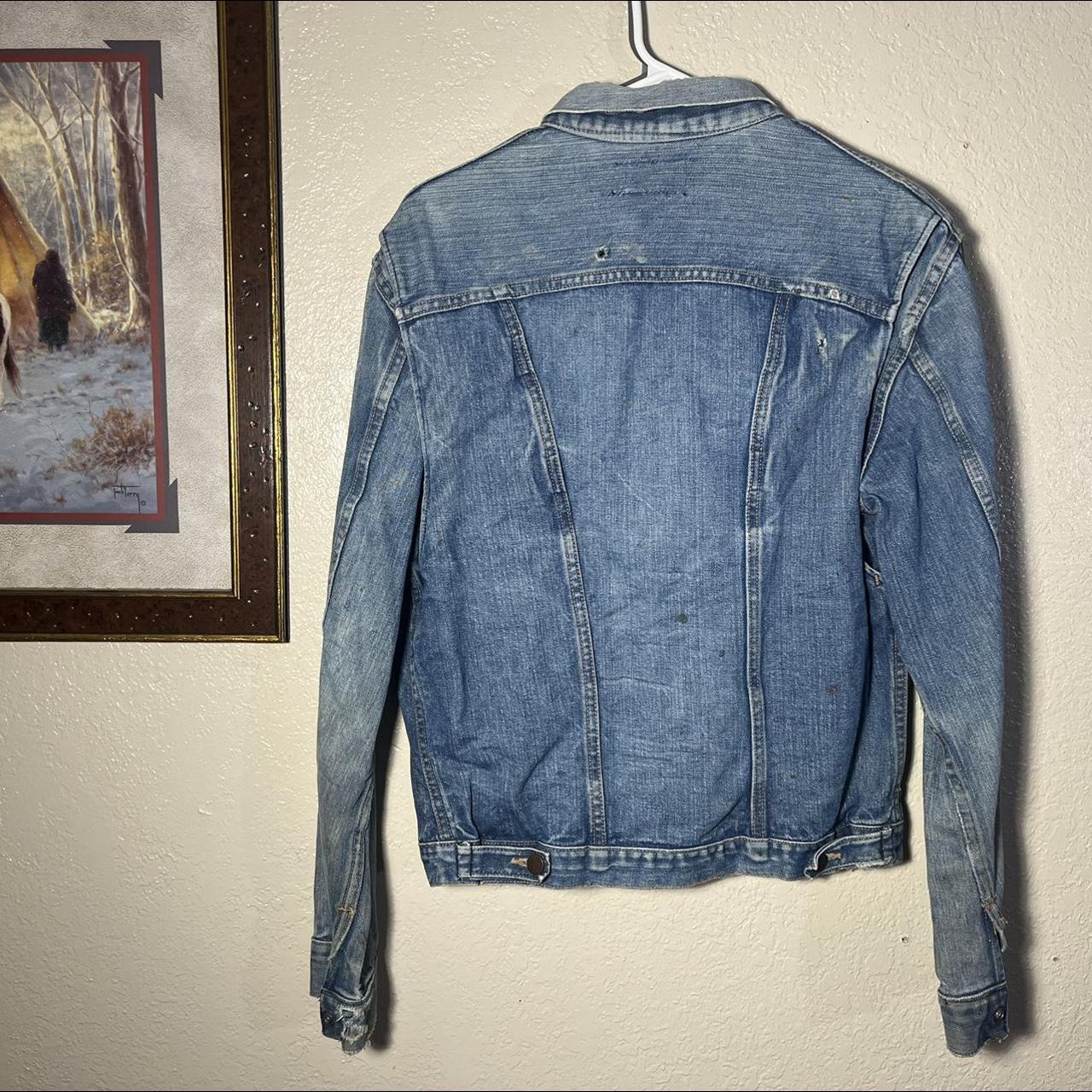 Vintage Wrangler Sanforized Denim Jacket 50s 60s... - Depop