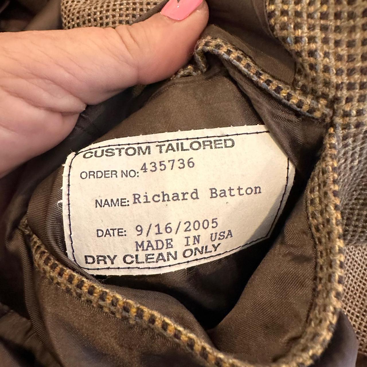 Custom Men's Tailored jacket - Brown/Tan – Richar… - image 7